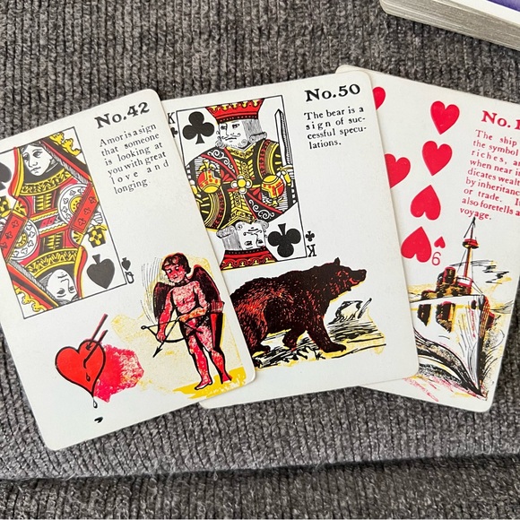 🔮Vintage Gypsy Witch Fortune Telling Cards w Instructions Card Deck - Picture 5 of 8